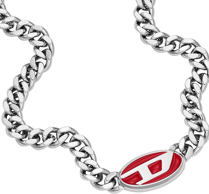 Diesel（ディーゼル）ステンレス製チェーンネックレス メンズ