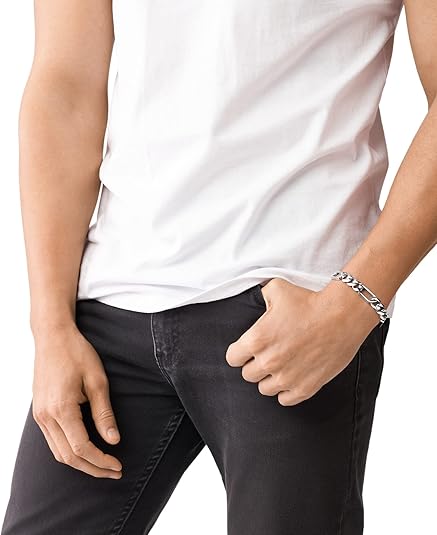 Diesel オールジェンダー ステンレススチールブレスレット, One Size, 金属, 宝石なし