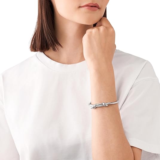 Diesel オールジェンダー ステンレススチールブレスレット, One Size, 金属, 宝石なし