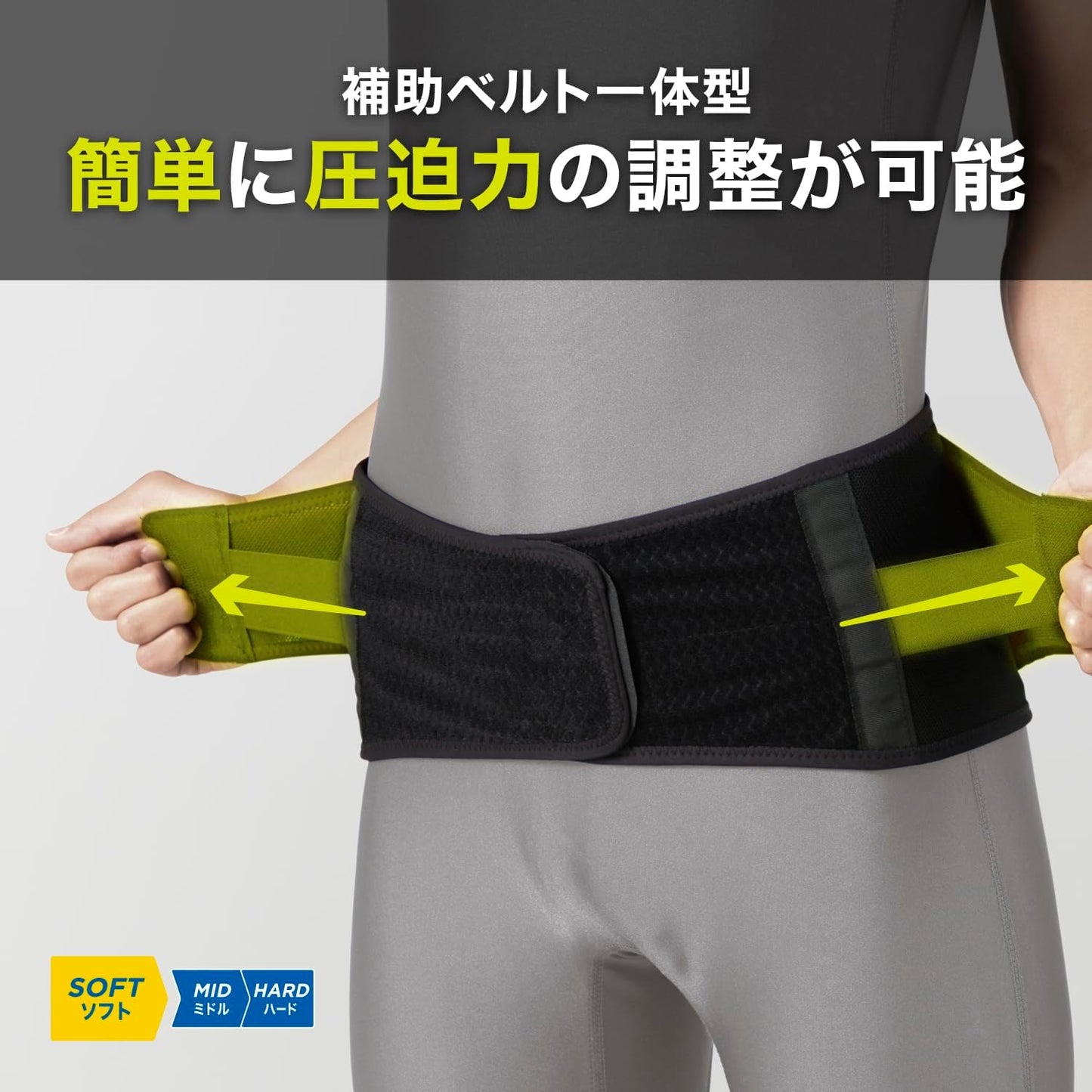 ザムスト（ZAMST）動きやすさと固定力を兼ね備えた 腰サポーター ZWシリーズ  男女兼用・簡単着脱・圧迫力調節可能・高通気性