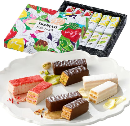 フランセ 果実をたのしむミルフィユ詰合せ 12個入｜個包装・ギフト・手提げ付