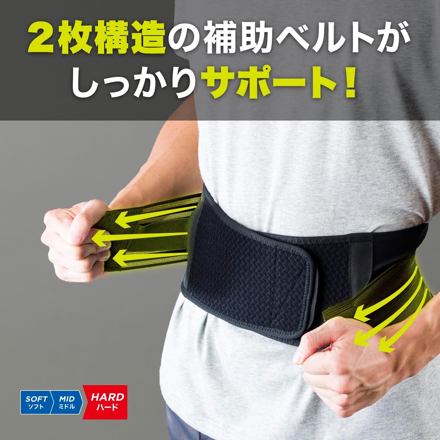 ザムスト（ZAMST）動きやすさと固定力を兼ね備えた 腰サポーター ZWシリーズ  男女兼用・簡単着脱・圧迫力調節可能・高通気性