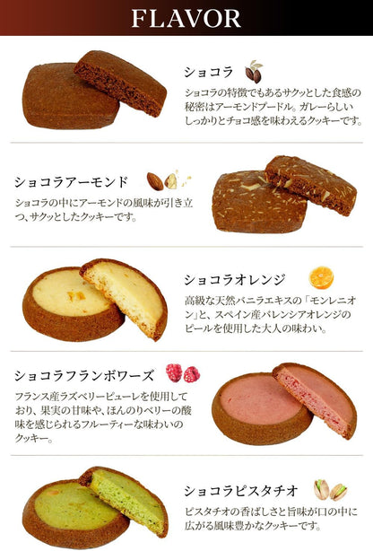 ガレー（Galler） クリスマス・お年賀・ギフト用（クッキー30枚入り・個包装・手さげ袋付き）