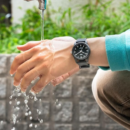 [シチズン Q&Q] 腕時計 アナログ 防水 ウレタンベルト VS40-002 メンズ ブラック