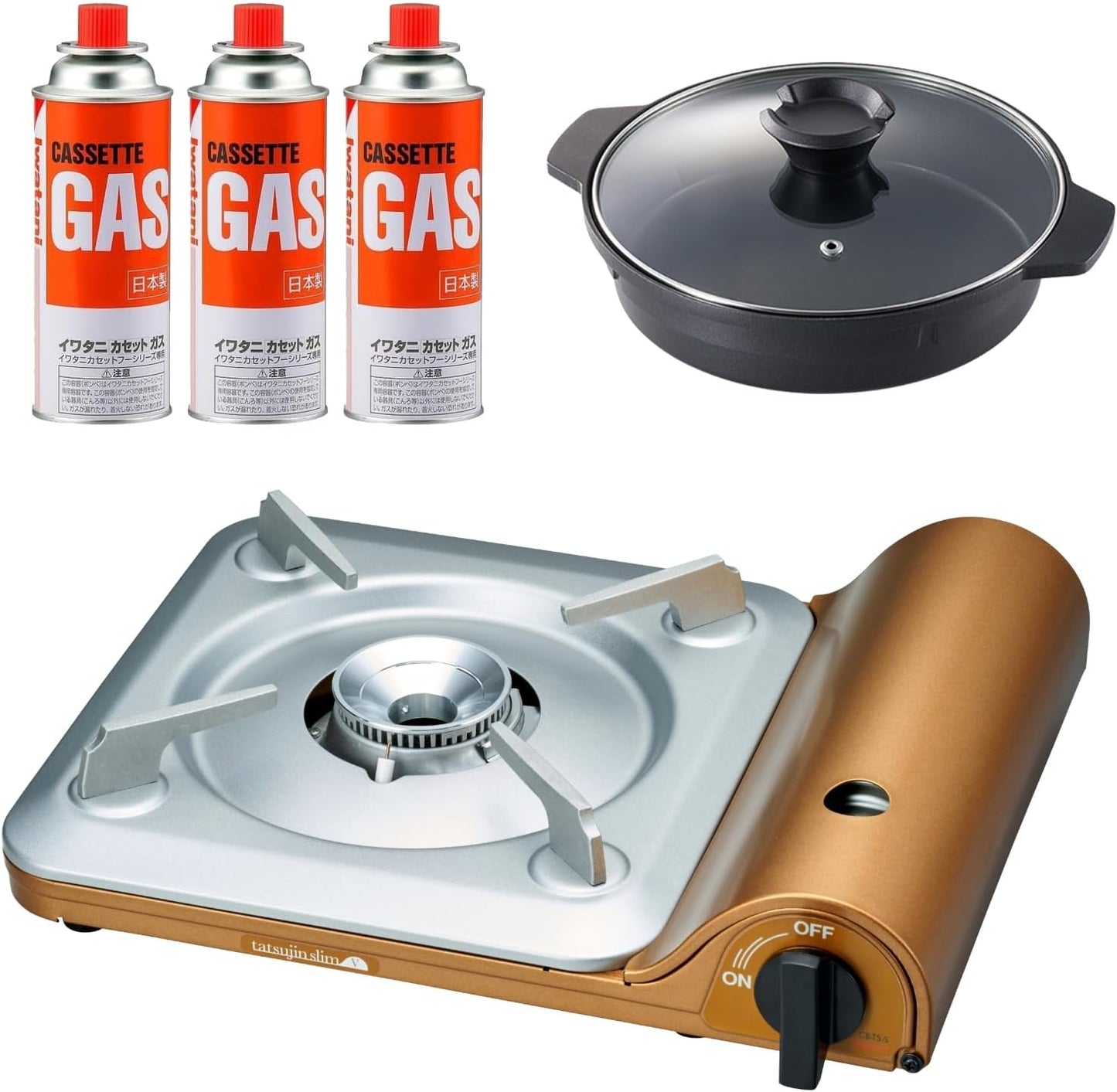 イワタニ（Iwatani／岩谷）カセットフー 達人スリムIII CB-SS-50（1台）日本製／防災対応