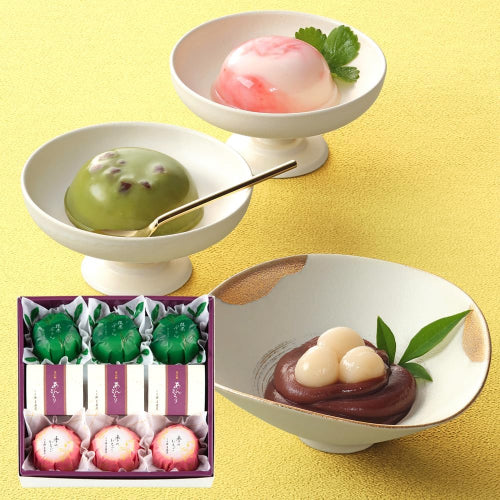 宗家 源吉兆庵 あんとろり詰合せ 冬 9個入（和菓子 贈り物 ギフト スイーツ 手土産 お年賀）