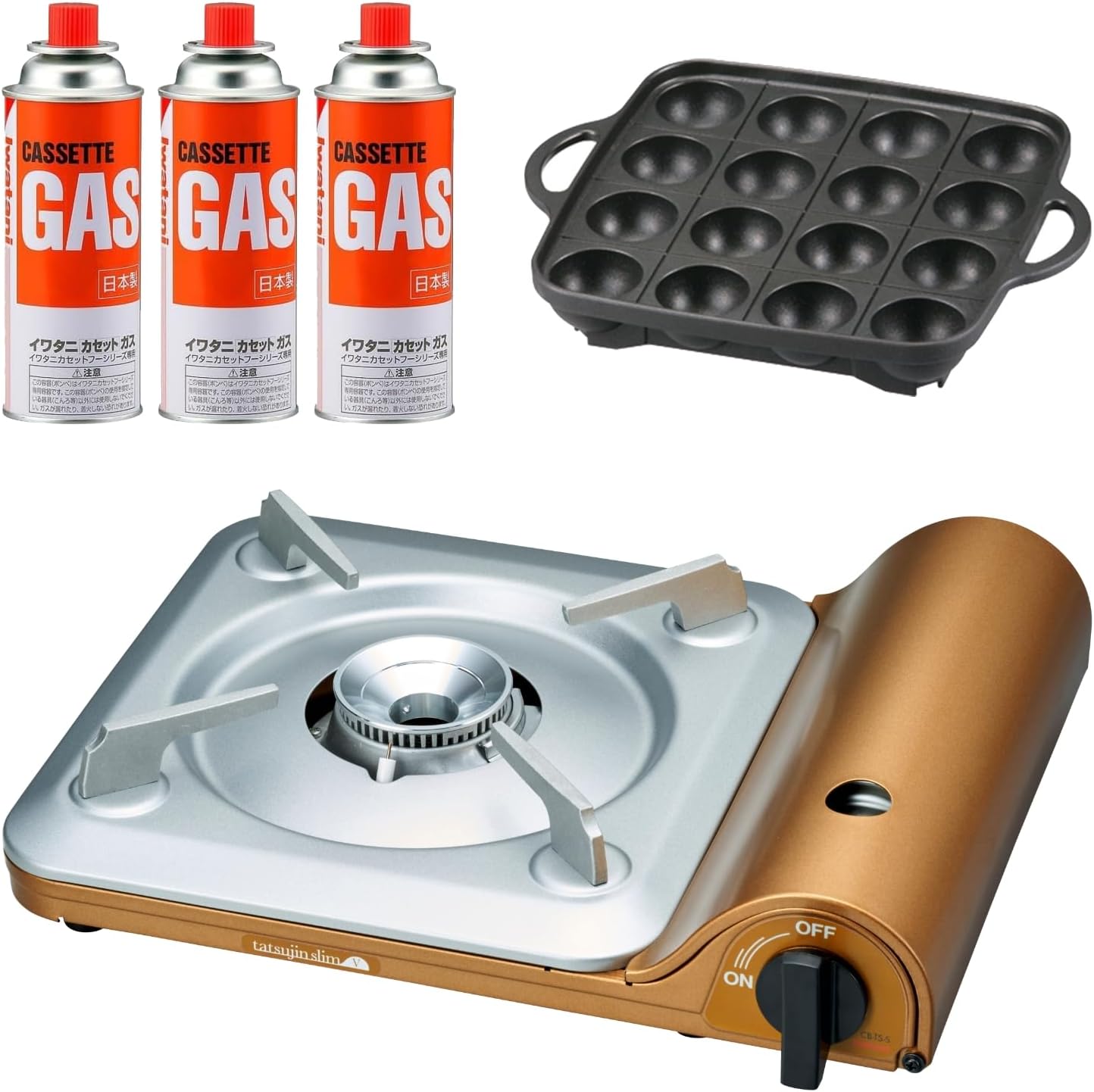 イワタニ（Iwatani／岩谷）カセットフー 達人スリムIII CB-SS-50（1台）日本製／防災対応