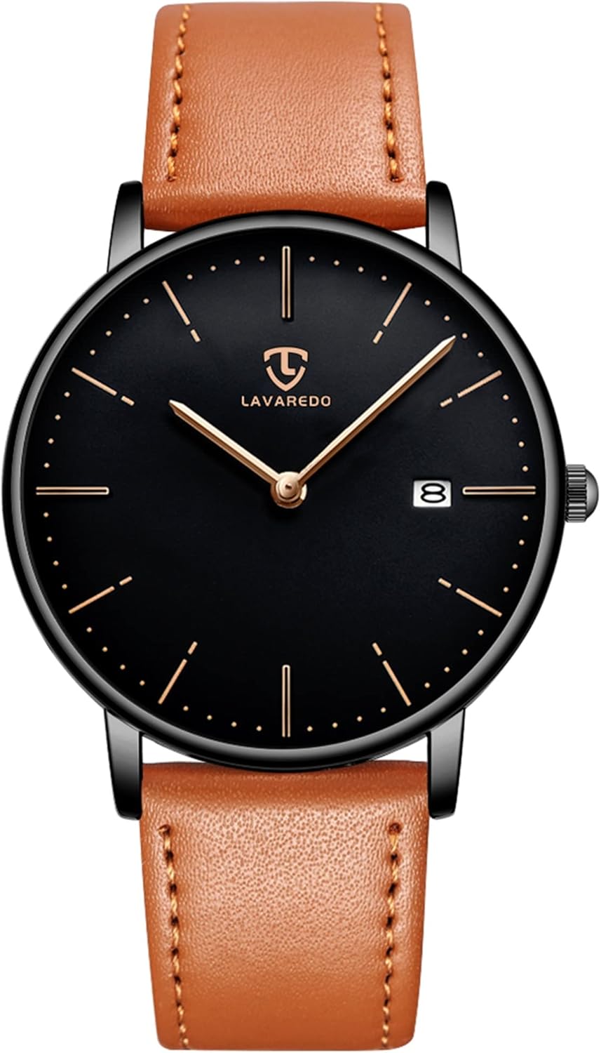 [BEN NEVIS] 腕時計 メンズ シンプル おしゃれ 薄型 カジュアル 日付表示 防水 アナログ クォーツ時計 メッシュ バンド ブラック