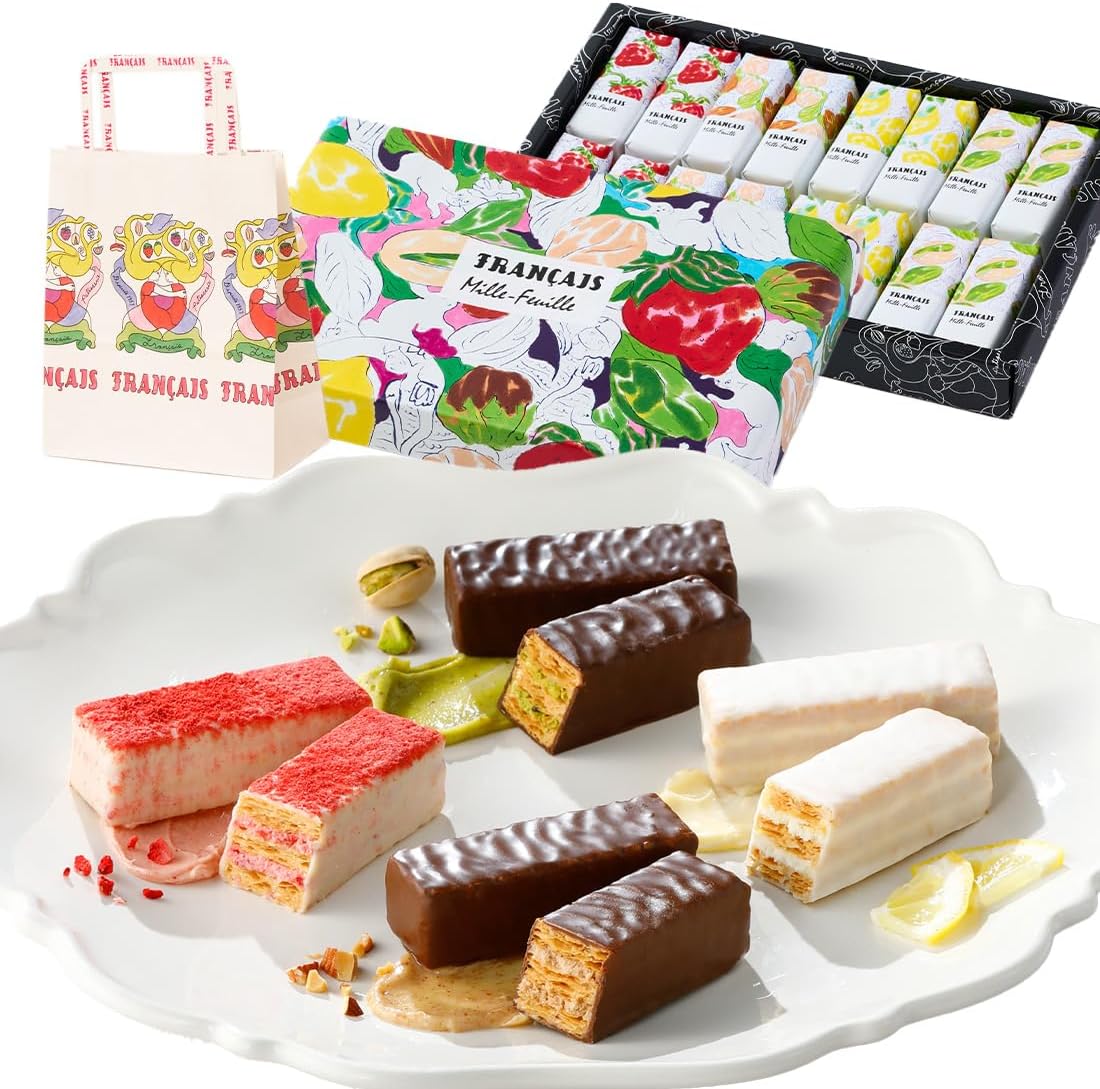 フランセ 果実をたのしむミルフィユ詰合せ 12個入｜個包装・ギフト・手提げ付