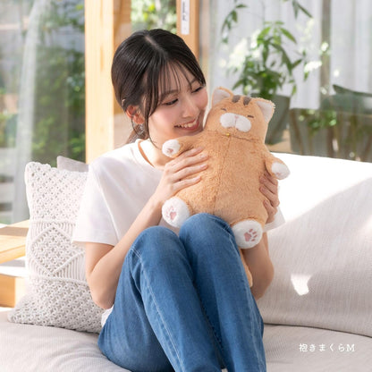 りぶはあと はちわれのかつお 抱き枕 ぬいぐるみ Mサイズ 全長約26cm