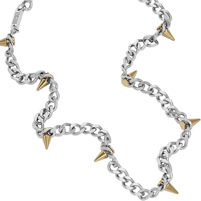 Diesel（ディーゼル）ステンレス製チェーンネックレス メンズ