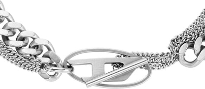 Diesel（ディーゼル）ステンレス製チェーンネックレス メンズ