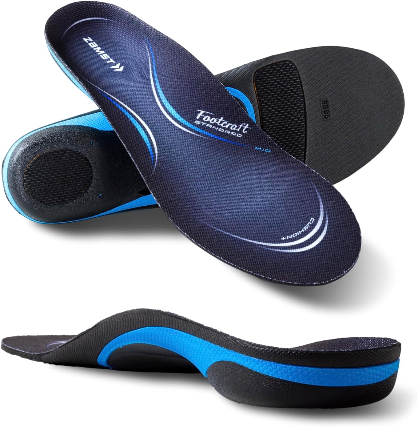 【ザムスト（ZAMST）】フットクラフト インソール（Footcraft）土踏まずアーチサポート 中敷き 1足分（左右セット）