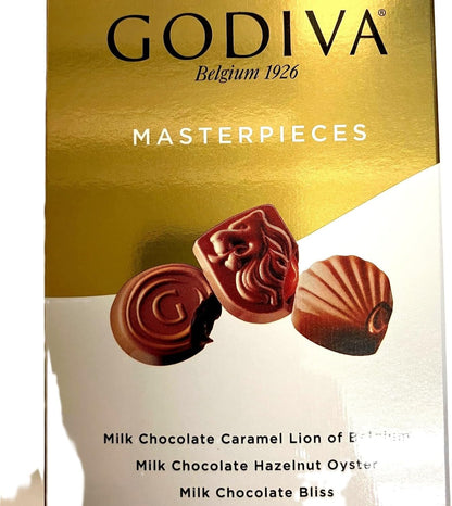 GODIVA マスターピース ミルクチョコレート アソート, 360g 高級チョコレート詰め合わせ