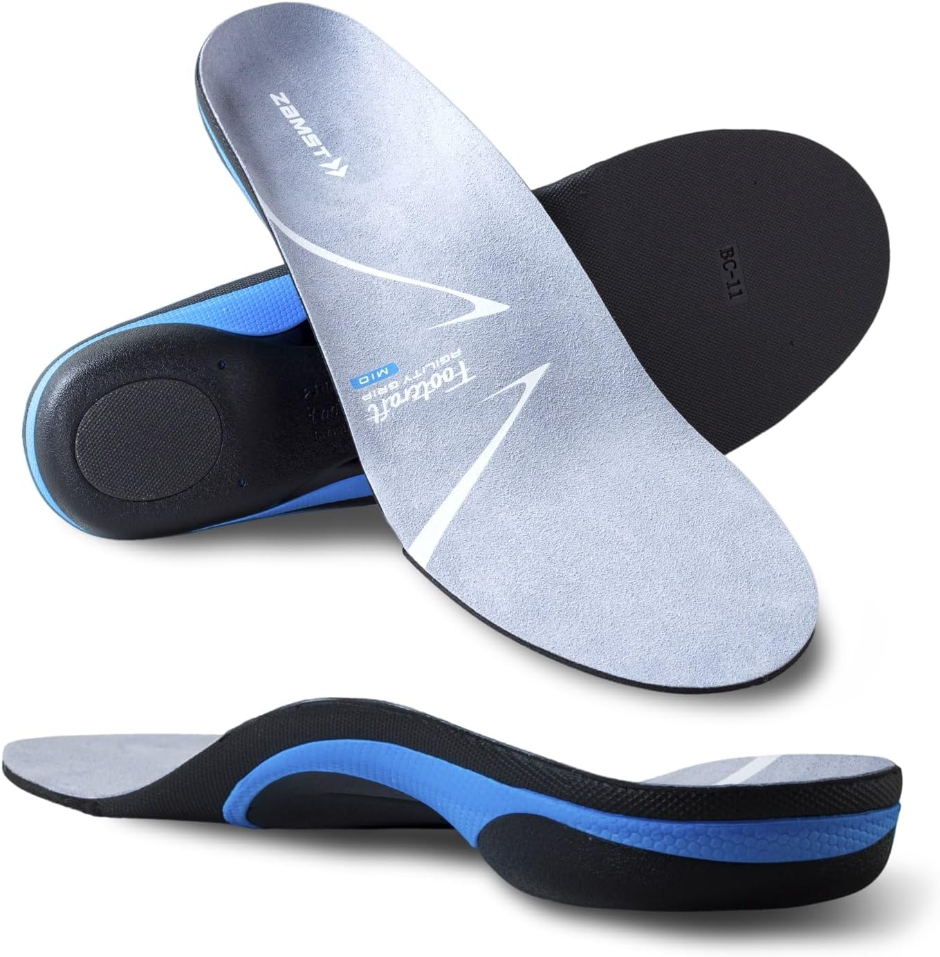 【ザムスト（ZAMST）】フットクラフト インソール（Footcraft）土踏まずアーチサポート 中敷き 1足分（左右セット）