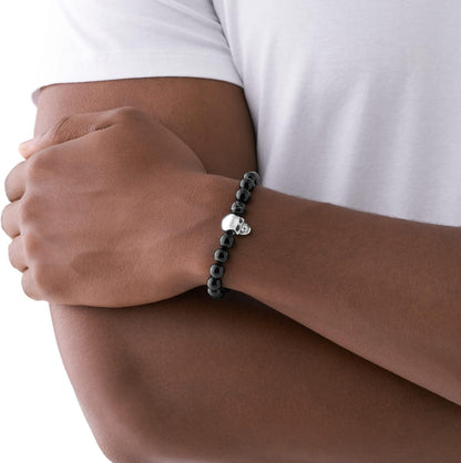 Diesel オールジェンダー ステンレススチールブレスレット, One Size, 金属, 宝石なし