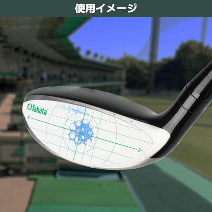 Tabata(タバタ) ゴルフ ショット マーカー ゴルフ練習用品 ショットセンサー 高粘着だが剥がしやすい インパクトマーカー 打球痕 飛距離アップ 打ちっ放し スイング練習 コントロール力が身につく スイング改善 ドライバー アイアン FW/UT