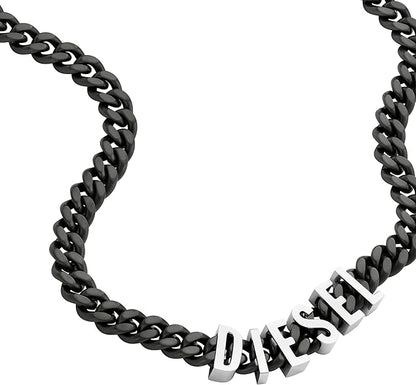Diesel（ディーゼル）ステンレス製チェーンネックレス メンズ