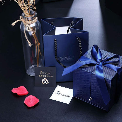 [Jeconpal] ネックレス レディース スワロフスキージルコニア採用 純銀925 オープンハート アクセサリー 金属アレルギー対応 ホワイトデー バレンタイン クリスマス 誕生日 プレゼント 女性 ギフト