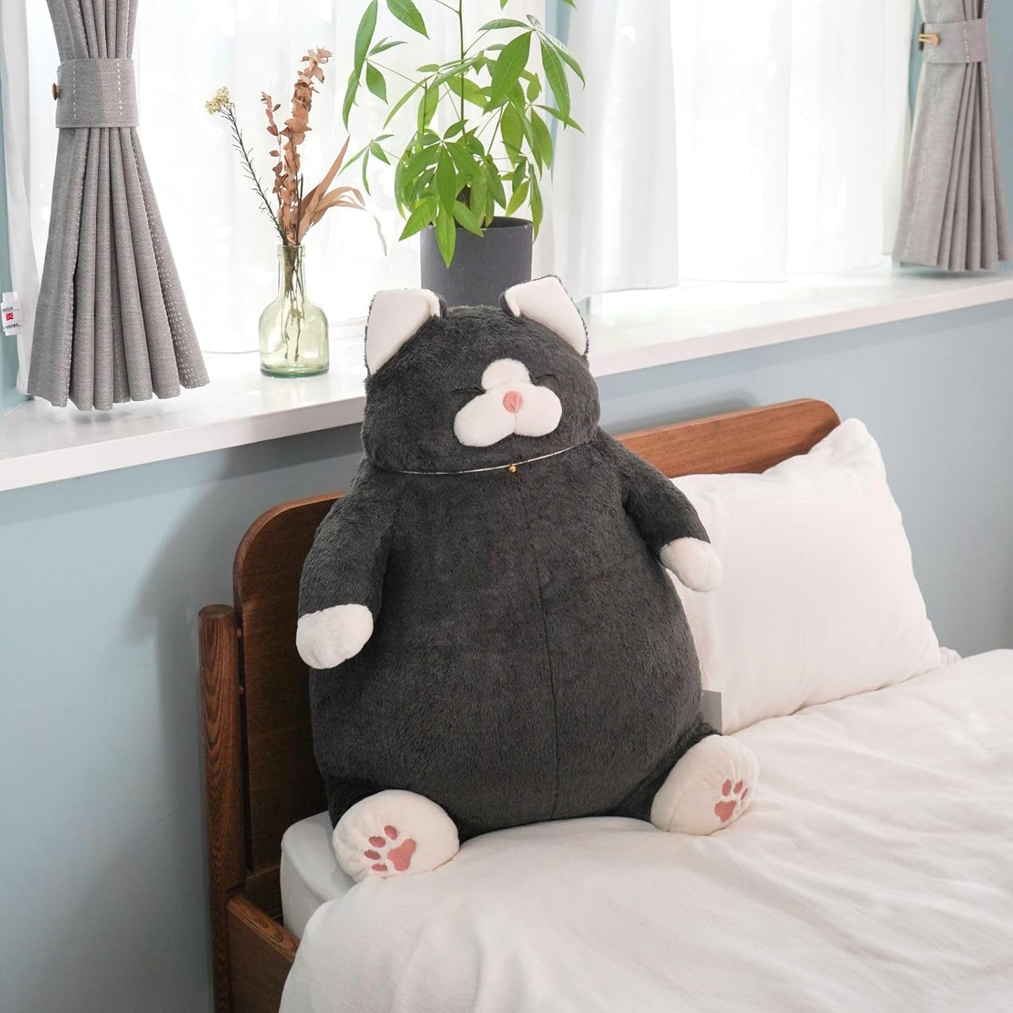 りぶはあと はちわれのかつお 抱き枕 ぬいぐるみ Mサイズ 全長約26cm