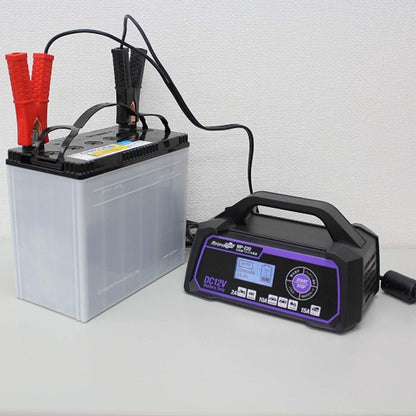 メルテック(meltec) 全自動パルスバッテリー充電器 (ファミリーバイク/オートバイ) 12V専用 MeltecPlus 定格0.75A バッテリー診断機能付 維持充電(トリクル充電)方式 長期保証3年 MP-200