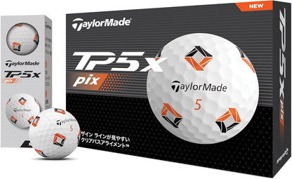 テーラーメイド(TAYLOR MADE) TMJ24 TP5/TP5 pix/TP5x/TP5x pix JPN 12個入り ゴルフボール 2024年モデル