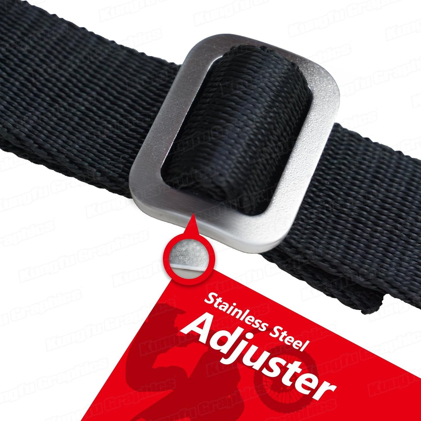 スズキ SUZUKI ホンダ HONDA オフロードバイク ダートバイク オートバイ リアレスキューストラップ プルドラッグベルト 牽引ロープ 調整可能