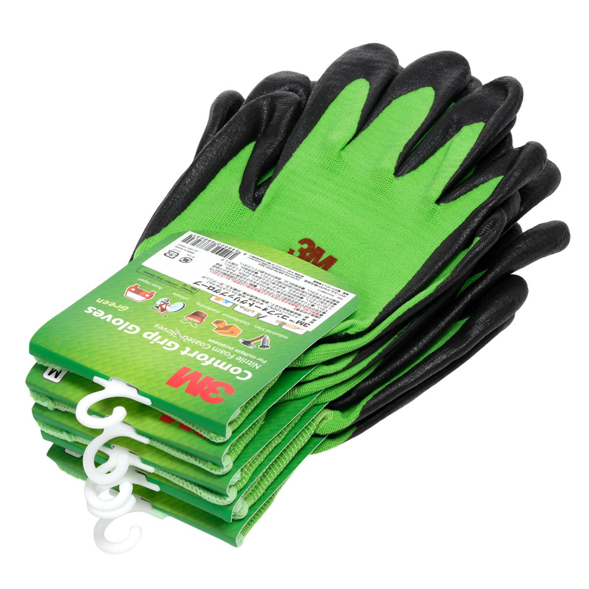 スリーエム  コンフォートグリップ グローブ グリーン Mサイズ GLOVE-GRE-M (× 2)