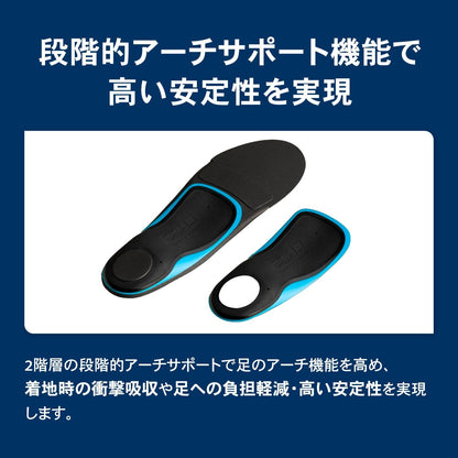 【ザムスト（ZAMST）】フットクラフト インソール（Footcraft）土踏まずアーチサポート 中敷き 1足分（左右セット）