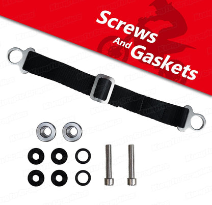 スズキ SUZUKI ホンダ HONDA オフロードバイク ダートバイク オートバイ リアレスキューストラップ プルドラッグベルト 牽引ロープ 調整可能