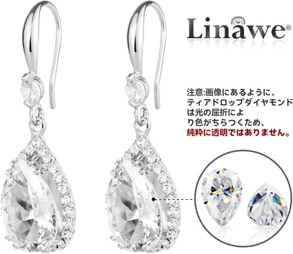 Linawe ピアス イヤリング レディース ジュエリー ダイヤモンド ピアス 母 女性 プレゼント