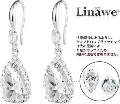 Linawe ピアス イヤリング レディース ジュエリー ダイヤモンド ピアス 母 女性 プレゼント