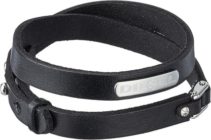 Diesel オールジェンダー ステンレススチールブレスレット, One Size, 金属, 宝石なし