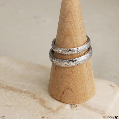 [ララクリスティー] ハワイアンジュエリー ディズニーコレクション ミッキー プルメリア ストレート リング lr58-0001-l