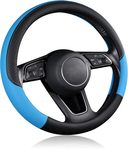 ハンドルカバー 車用 軽自動車 Sサイズ 3Dグリップ 滑り止め ステアリングカバー 汎用 37～38cm ベージュ