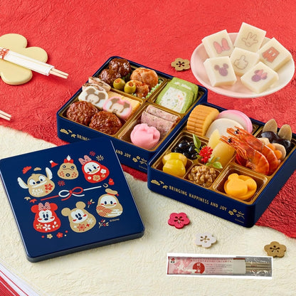 紀文 おせち詰合せ ディズニー二段重 25品｜冷蔵・盛り付け済・2026お正月ギフト