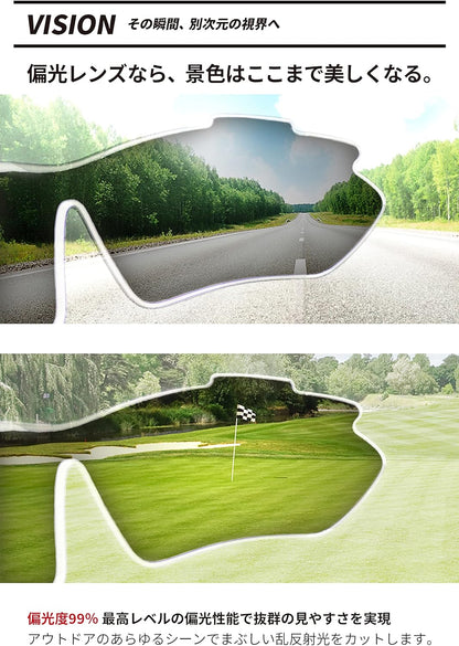 エーフィットスポーツサングラス 超軽量モデル アジアンフィット UVカット ケースセット AF-7001