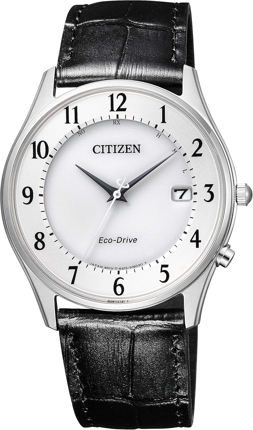 [CITIZEN] 腕時計 CITIZEN COLLECTION (電波時計/防水/薄型) AS1064-53E 光発電エコ・ドライブ NIGHT COLOUR EDITION サファイアガラス メンズ ビジネス アナログ シンプル 日付 秒針ブラック 黒 電波ソーラー