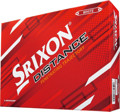 DUNLOP(ダンロップ) ゴルフボール SRIXON DISTANCE9 2022年モデル 1ダース(12個入り) ホワイト/パッションイエロー