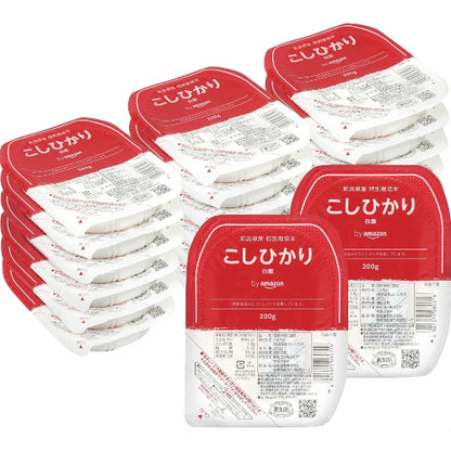 Yahooパックご飯 新潟県産こしひかり 200g×20個(白米) 特別栽培米