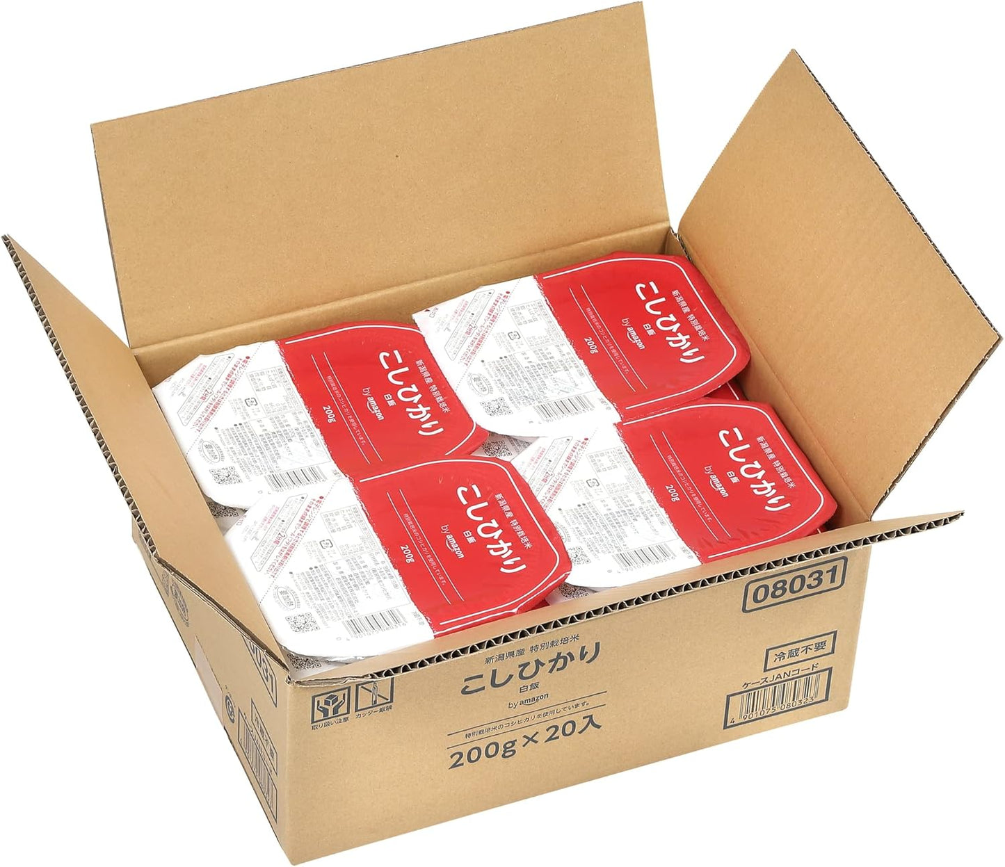 Yahooパックご飯 新潟県産こしひかり 200g×20個(白米) 特別栽培米