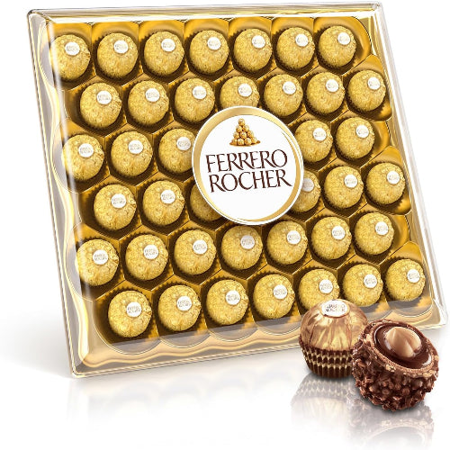【オンライン限定】チョコレート フェレロ ロシェ Ferrero Rocher バレンタイン お年賀 チョコ プレゼント お菓子 ギフト 人気 おしゃれ 手土産 詰め合わせ まとめ買い 大容量 ヘーゼルナッツ ミルクチョコレート 42粒