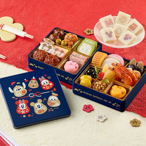 紀文 おせち詰合せ ディズニー二段重 25品｜冷蔵・盛り付け済・2026お正月ギフト