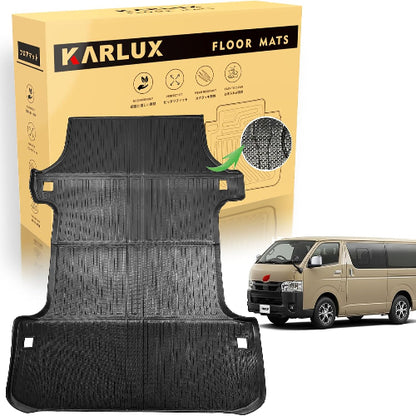 KARLUX トヨタ ハイエース200系 フロアマット 3D TPE素材 標準ナロー車 1列目用