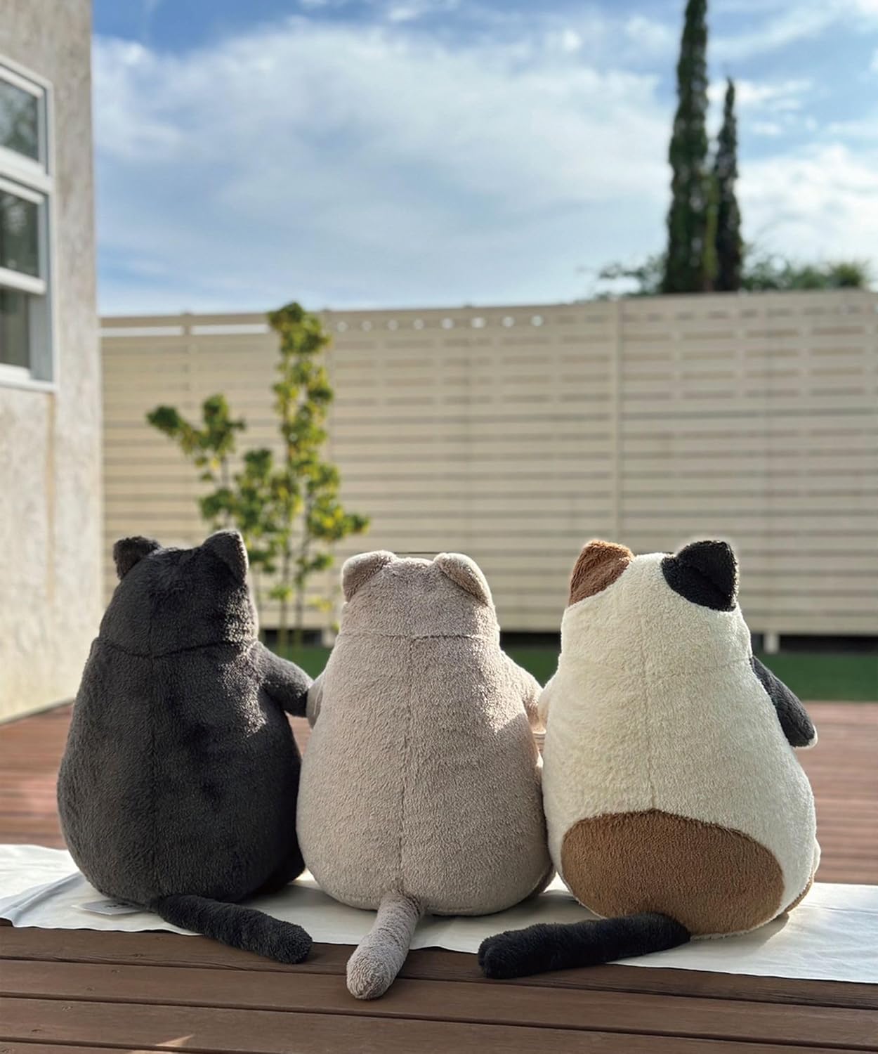 りぶはあと はちわれのかつお 抱き枕 ぬいぐるみ Mサイズ 全長約26cm