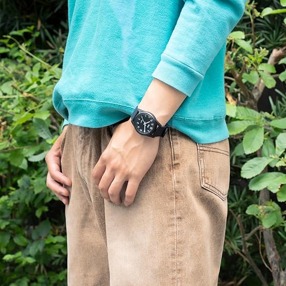 [シチズン Q&Q] 腕時計 アナログ 防水 ウレタンベルト VS40-002 メンズ ブラック