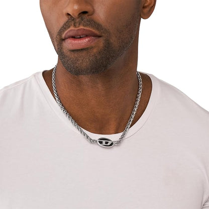 Diesel（ディーゼル）ステンレス製チェーンネックレス メンズ