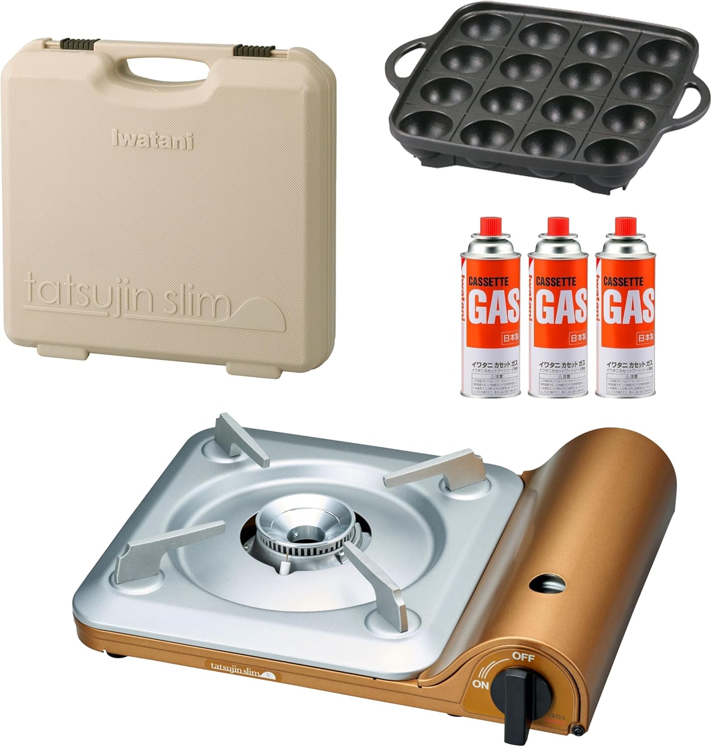 イワタニ（Iwatani／岩谷）カセットフー 達人スリムIII CB-SS-50（1台）日本製／防災対応