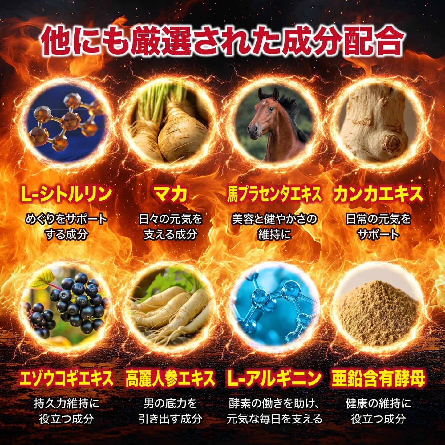 GRIFFX HIHATSU HOT(グリフィスヒハツホット) ヒハツ シトルリン マカ 亜鉛 アルギニン 厳選成分配合 サプリ 国内生産 30錠入り