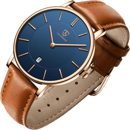 [BEN NEVIS] 腕時計 メンズ シンプル おしゃれ 薄型 カジュアル 日付表示 防水 アナログ クォーツ時計 メッシュ バンド ブラック